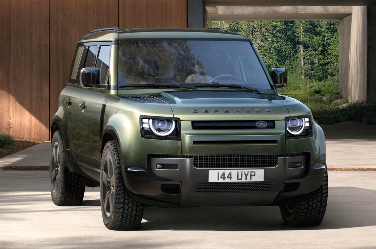 2025 Land Rover Defender front quarter 
